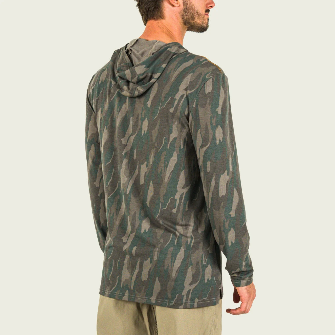 Playera Marsh Wear Style MWK3009 Buxton Tech Hoodie - Thyme Lowland Camo