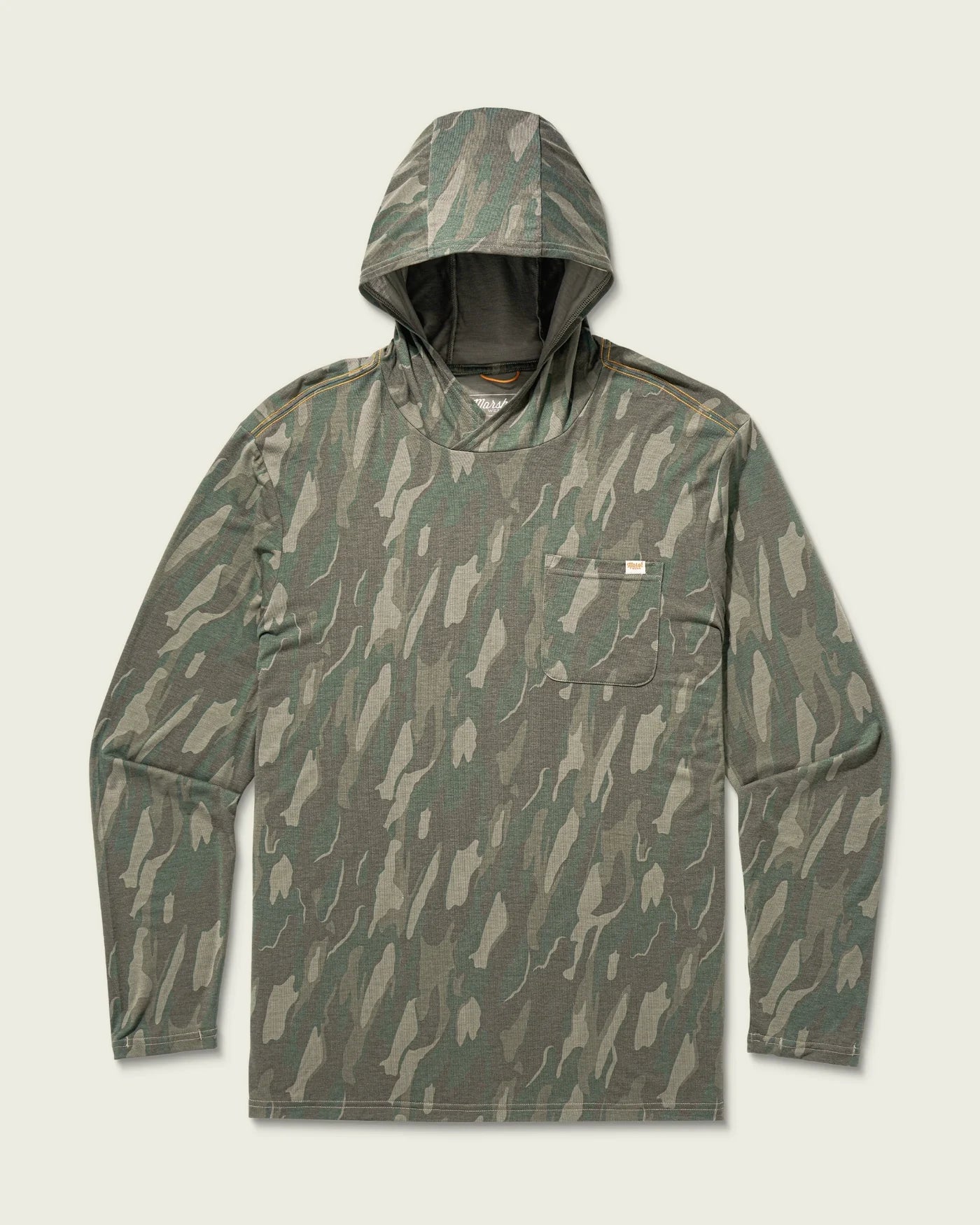 Playera Marsh Wear Style MWK3009 Buxton Tech Hoodie - Thyme Lowland Camo