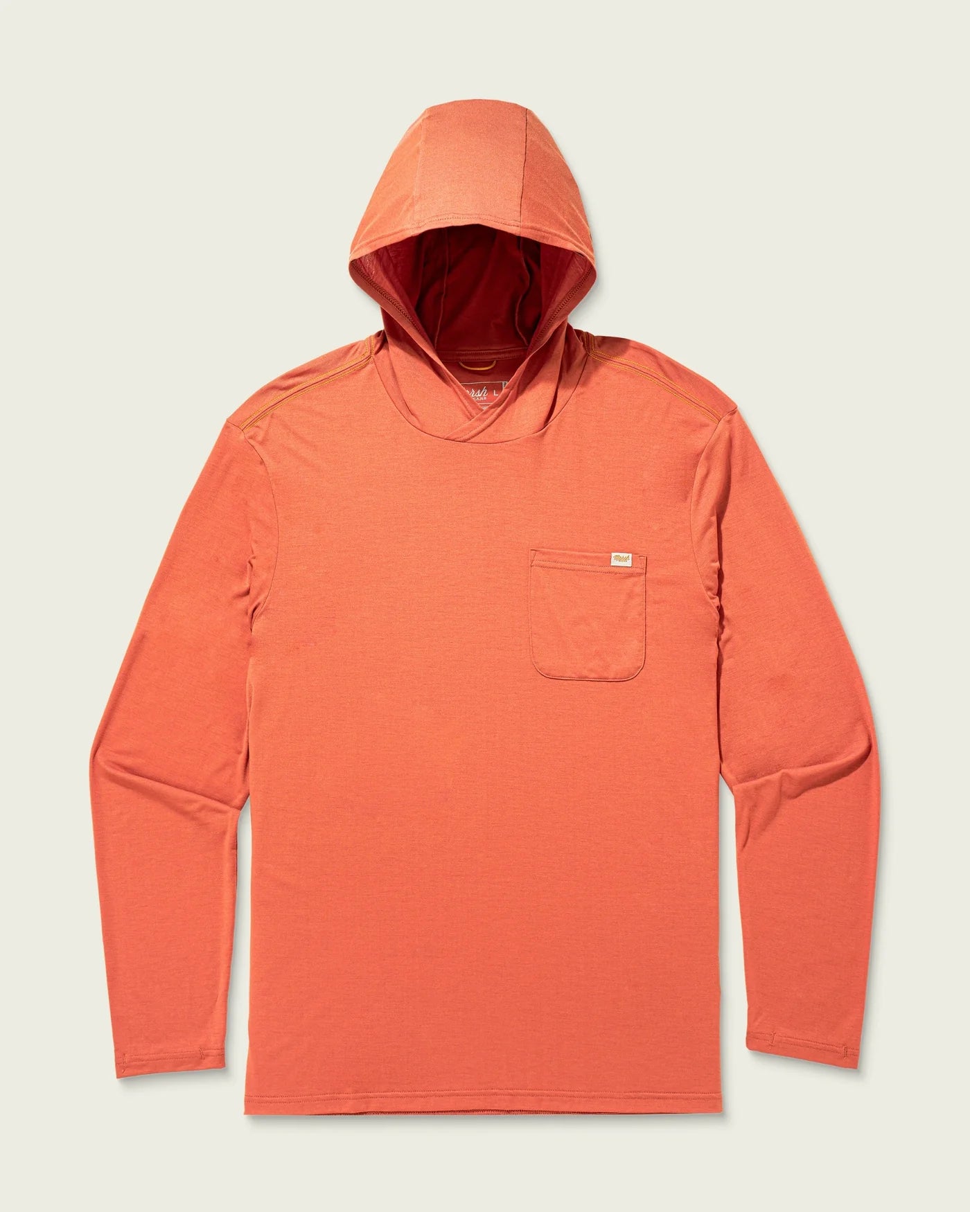 Playera Marsh Wear Style MWK3008 Buxton Tech Hoodie - Lobster Heather