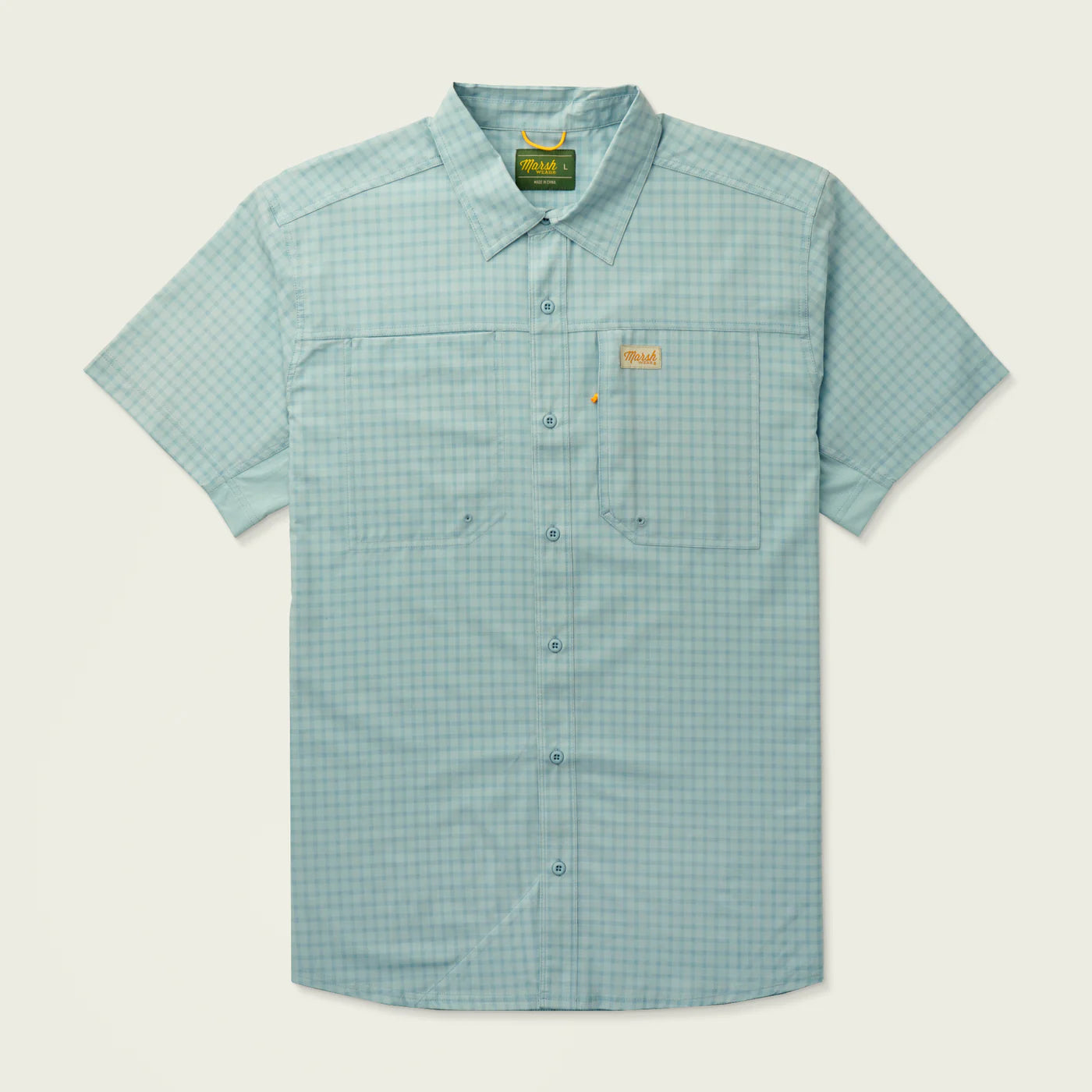 Camisa Marsh Wear Style MWW1019 Lenwood Tech Shortsleeve Shirt - Cloud