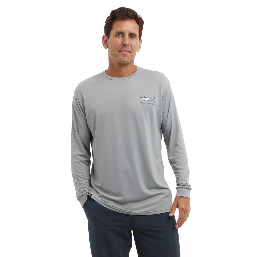 Playera Pelagic AquaTek Hooded Goione BFT - Gray