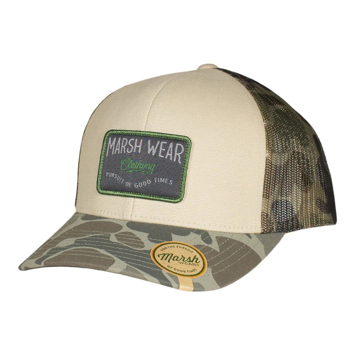 Gorra Marsh Wear Good Times Trucker - Dark Green Mallard Camo