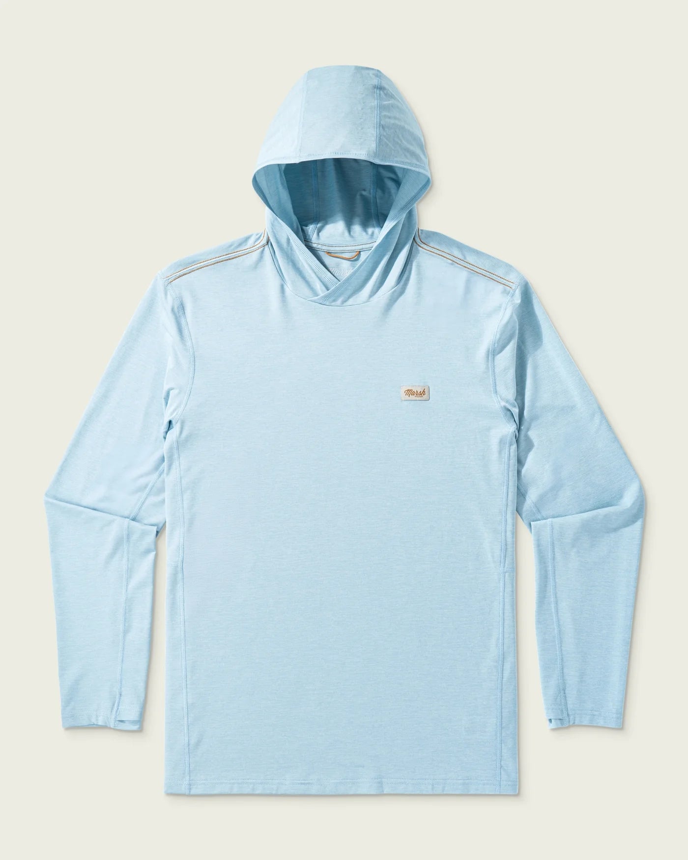 Playera Marsh Wear Style MWK3010 High Noon Tech Hoodie - Angel Falls Heather