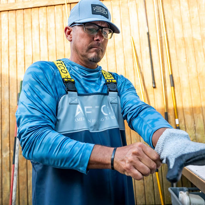 Playera AFTCO Adapt Phase Change Performance Shirt -Blue Upwell Camo