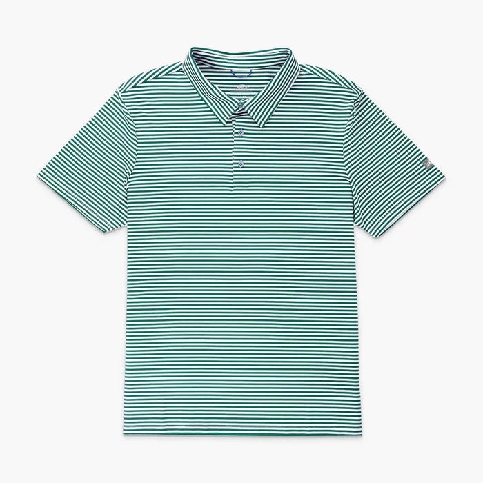 Playera Aftco Link SS Performance Polo - Jade Dust