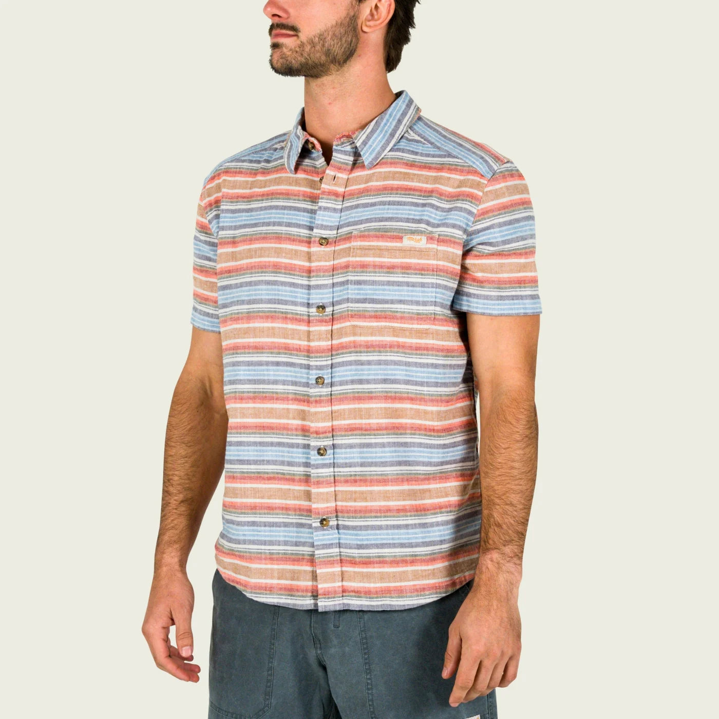 Camisa Marsh Wear Style MWW1023 Layday Shortsleeve Button Up - Spicy Orange