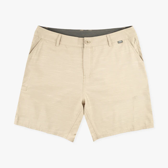Short Aftco 365 Hybrid Chino Fishing Shorts - Khaki