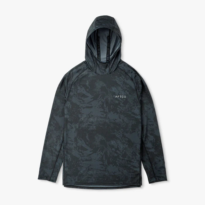 Playera AFTCO Adapt Phase Change Performance Shirt - Black Storm Camo