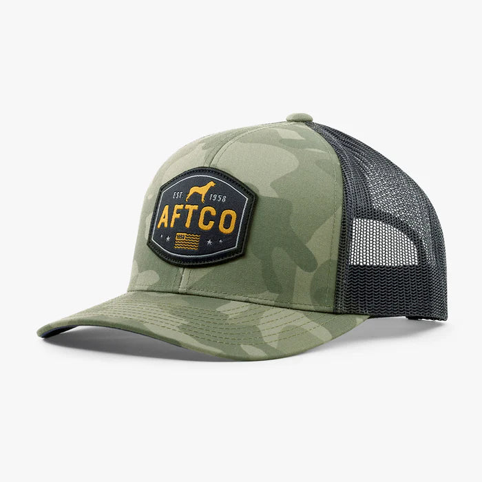 Aftco Best Friend Trucker Hat - Green OG Camo