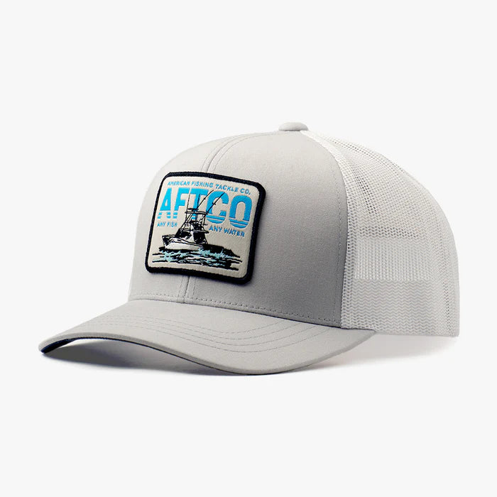Aftco Mixed Bag Trucker Hat - Silver