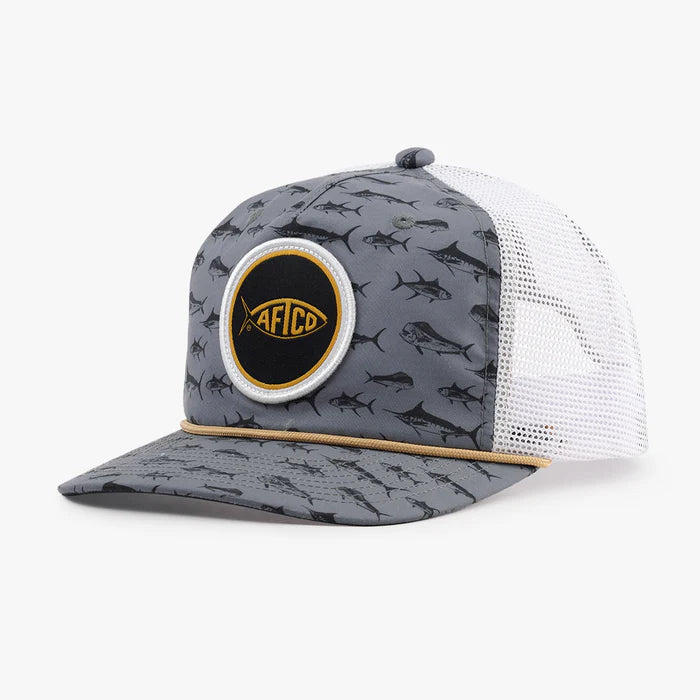 Gorra AFTCO Big 3 Trucker Hat - Charcoal