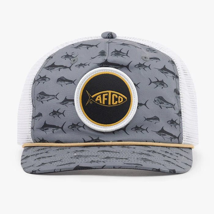Gorra AFTCO Big 3 Trucker Hat - Charcoal
