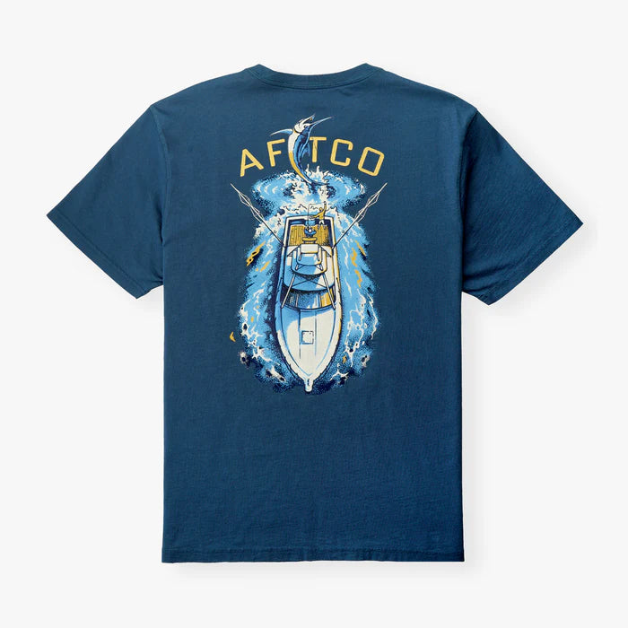 Playera Aftco Top View SS T-Shirt - Naval