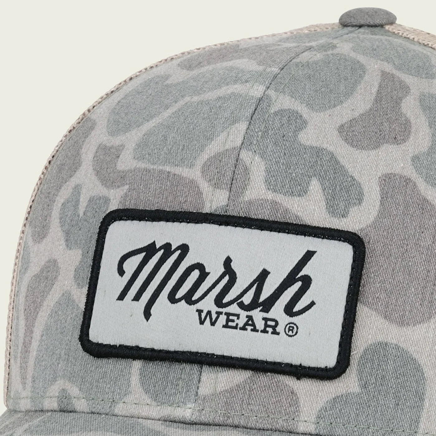 Gorra Marsh Wear Script Trucker - Dark Green Mallard Camo