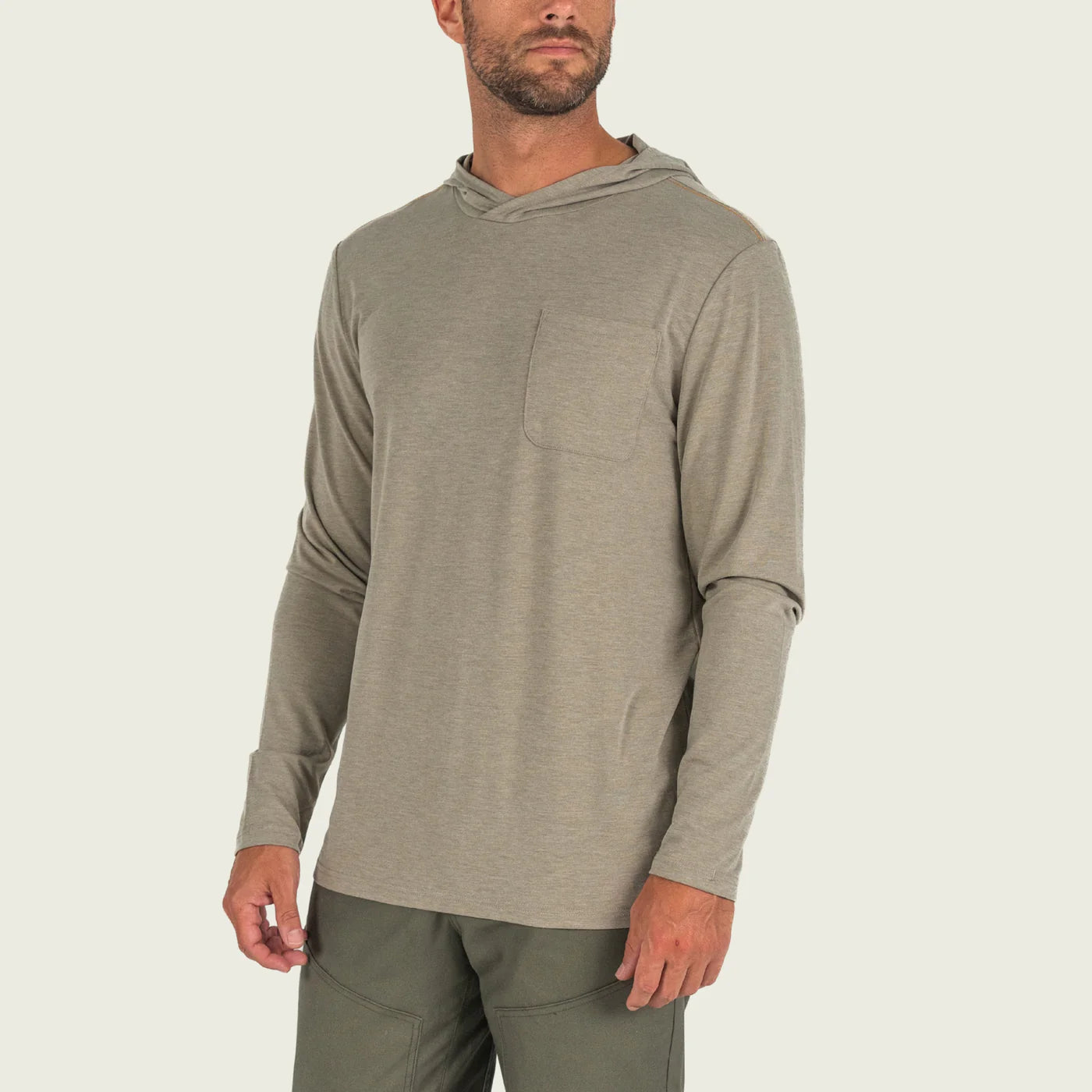 Playera Marsh Wear Buxton Tech Hoodie - Coriander Heather