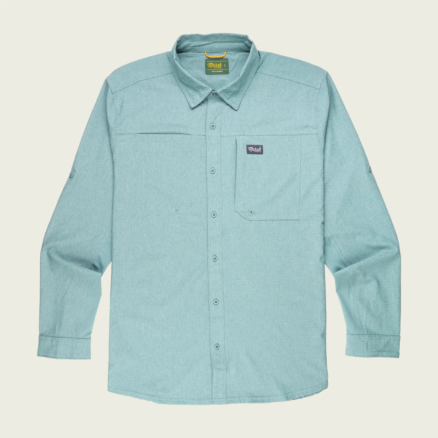 Camisa Marsh Wear Lenwood Tech Longsleeve Shirt - Trellis