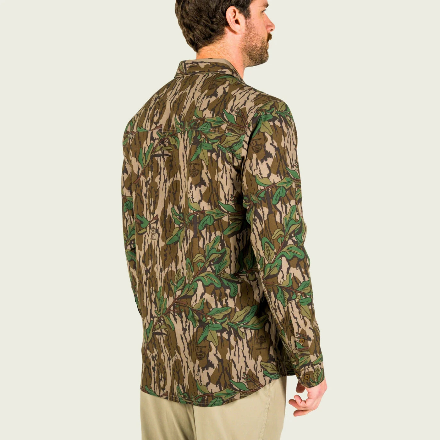 Camisa Marsh Wear Style MWW2021 Lenwood Tech Longsleeve Shirt - Green Leaf