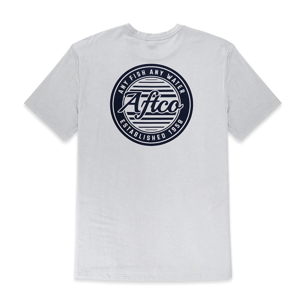 Playera Aftco Ocean Bound SS Performance - Oyster Grey Heather
