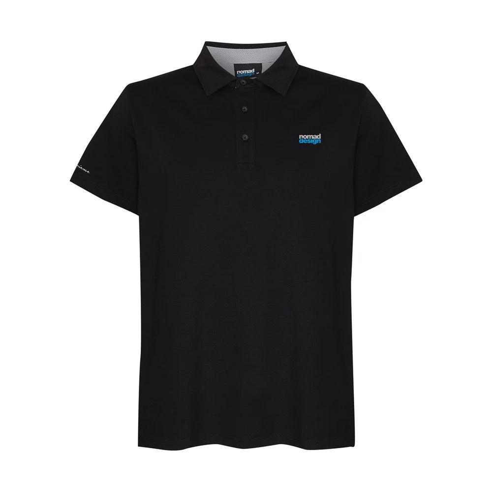 Camisa Nomad Design Polo Shirt-Boat To Bar - Black