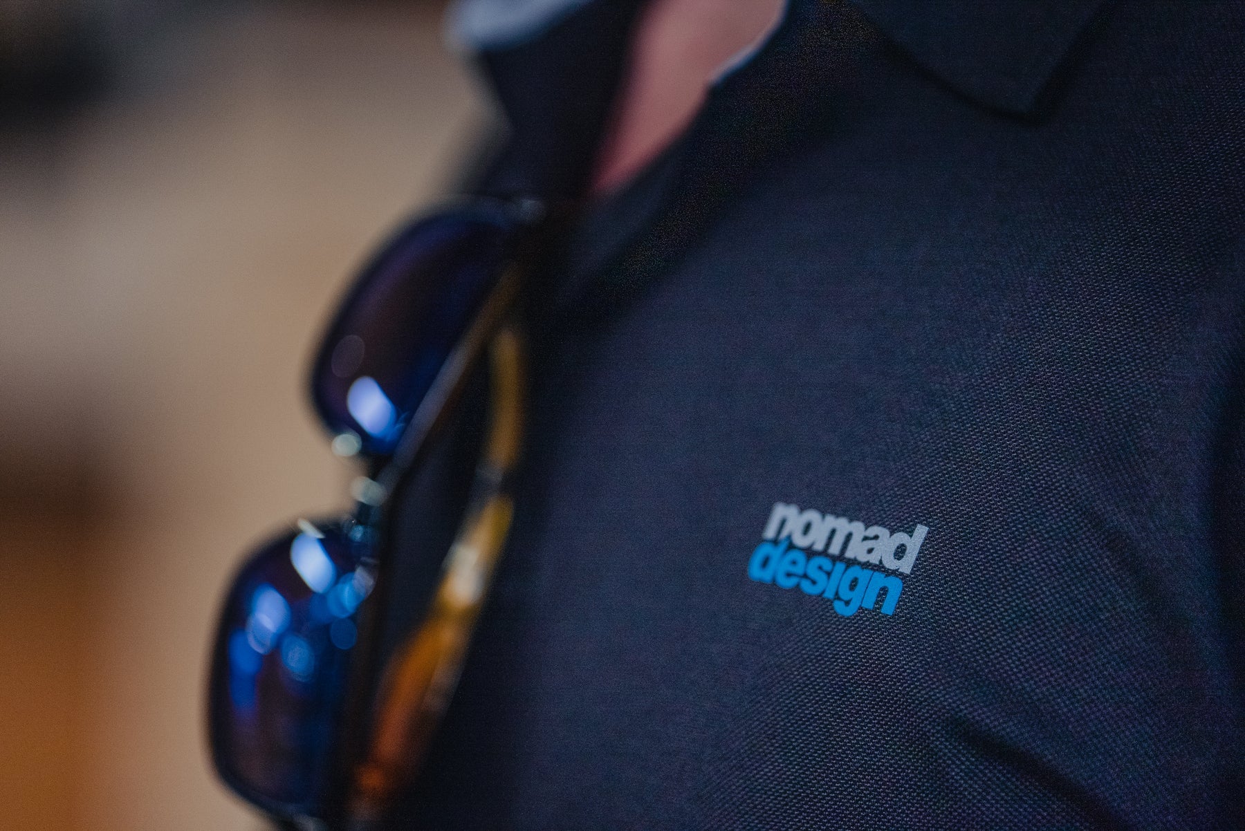 Camisa Nomad Design Polo Shirt-Boat To Bar - Black