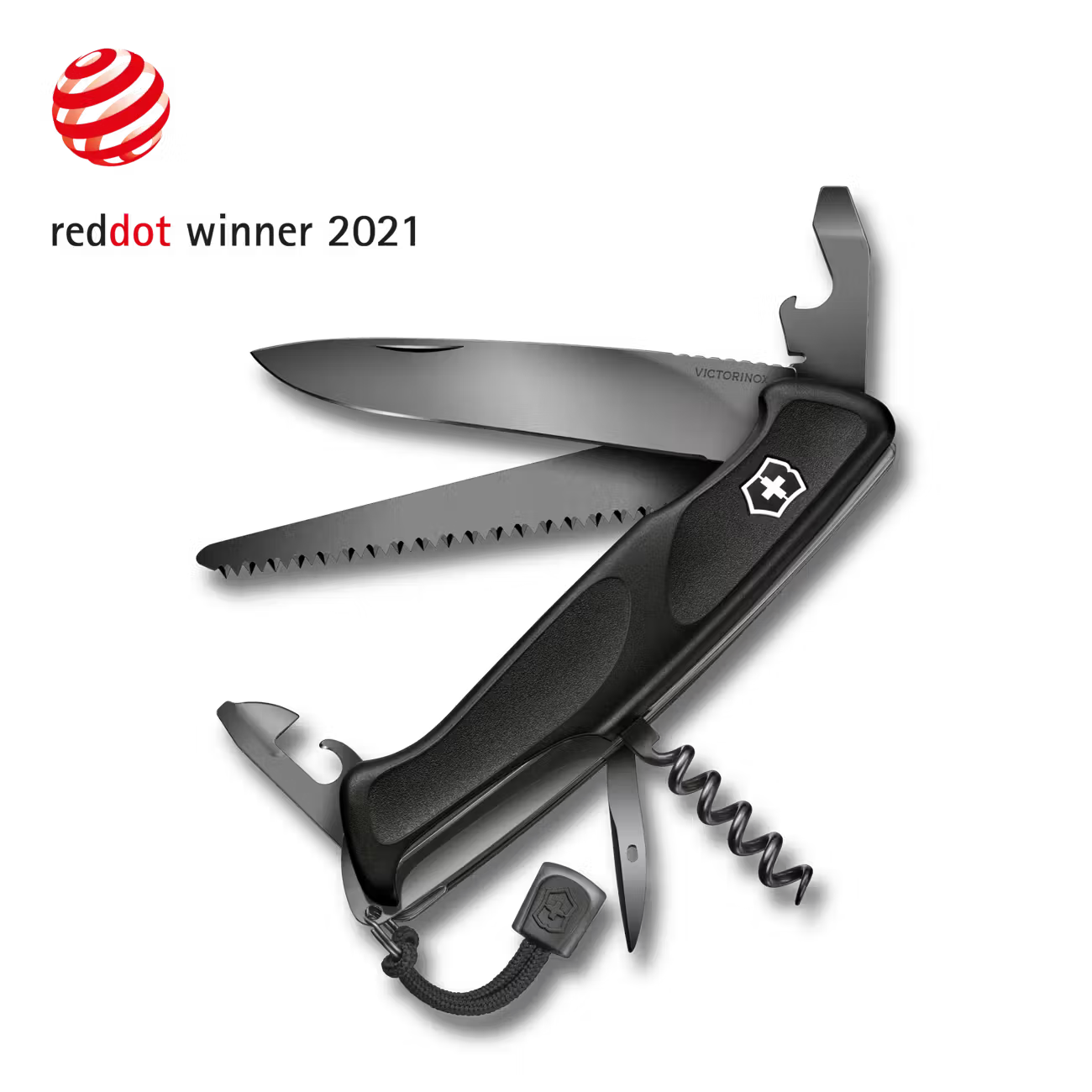 Navaja Victorinox Ranger 55 Grip Onyx Black
