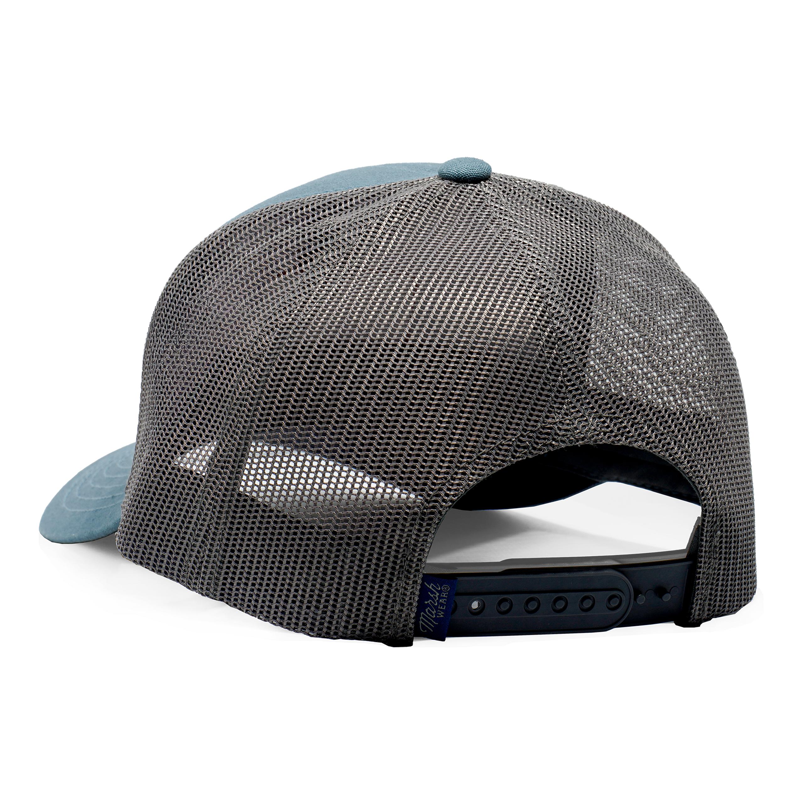 Gorra Marsh Wear Script Trucker - Niagara Mist