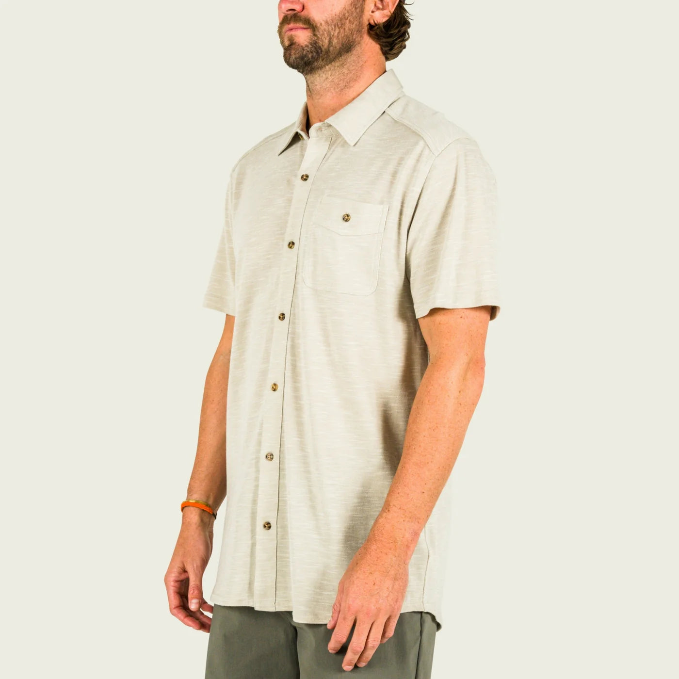 Camisa Marsh Wear Style MWK1012 Coffin Point - Stone Heather