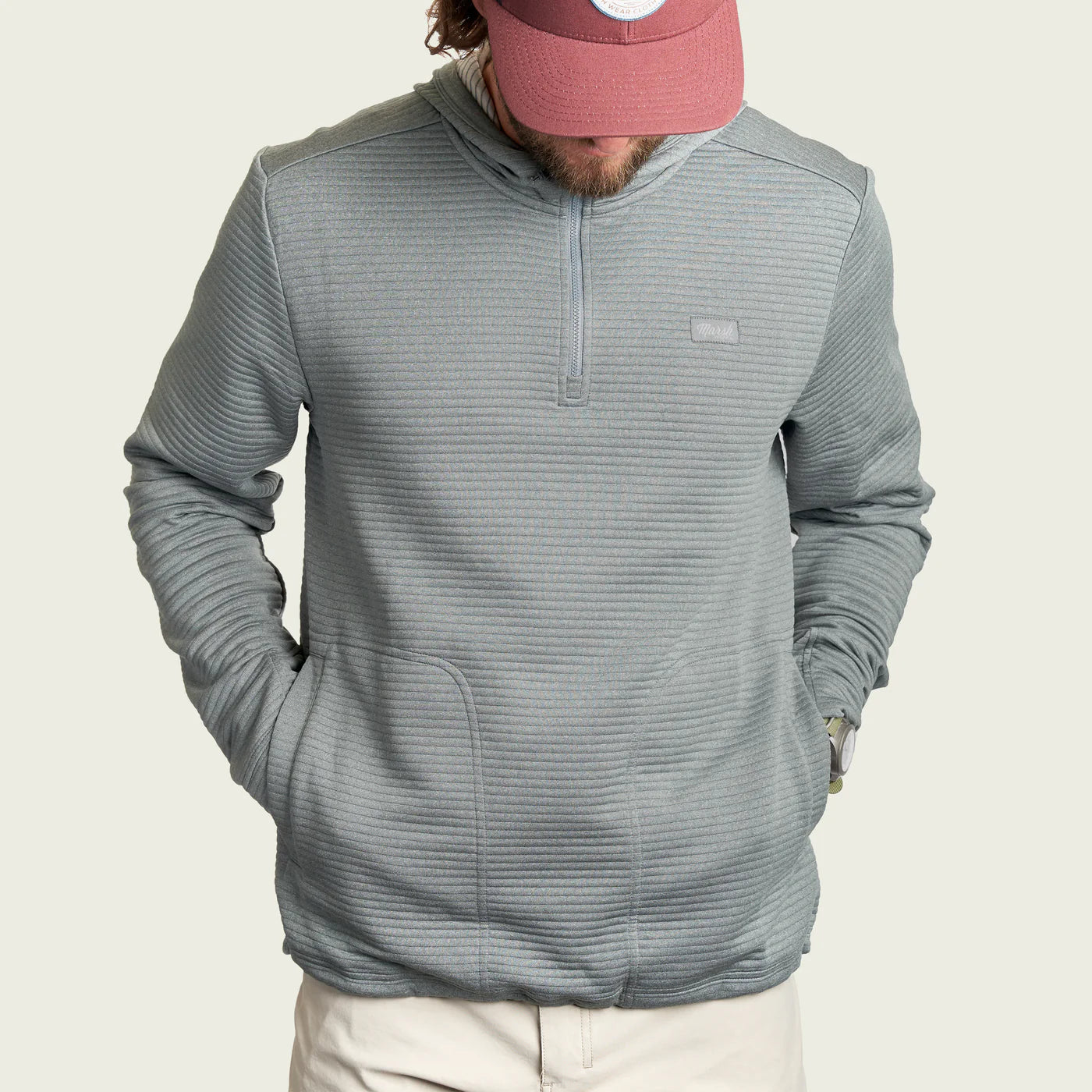 Sudadera Marsh Wear Sullivan Tech Hoodie - Steel