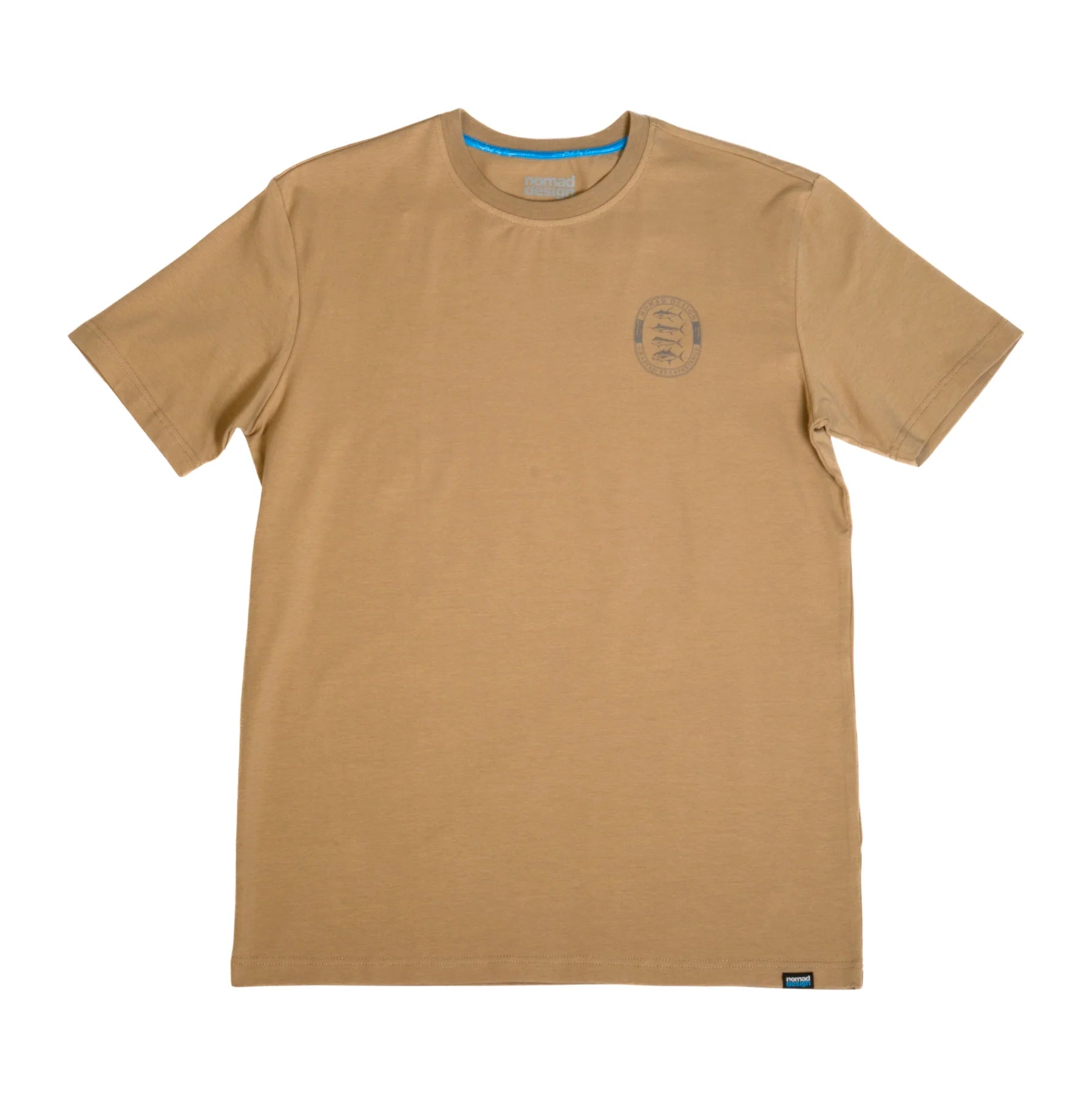 Playera Nomad Design T-Shirt Trophy Badge - Stone