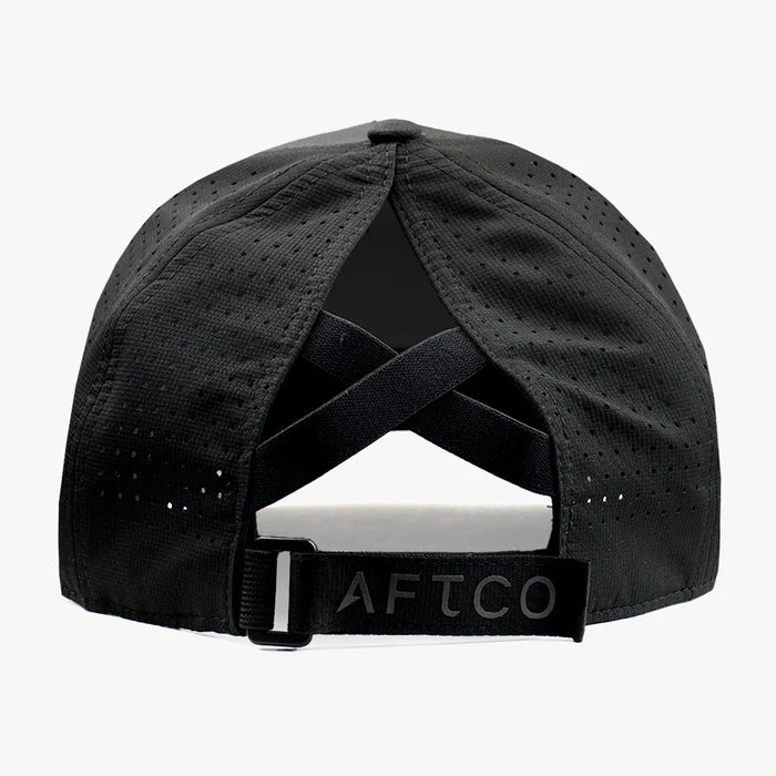 Gorra AFTCO Women's Logo Tech Hat - Black