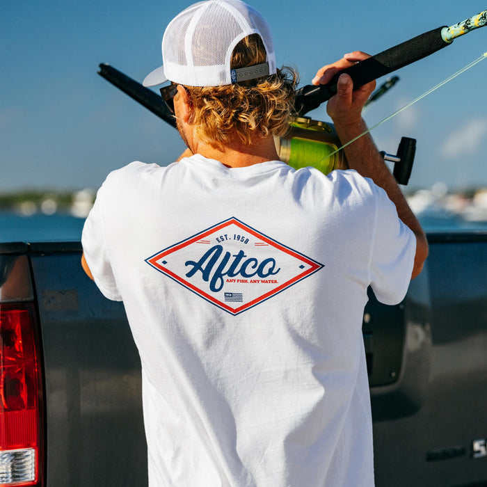Playera Aftco Sherman SS T-Shirt - White