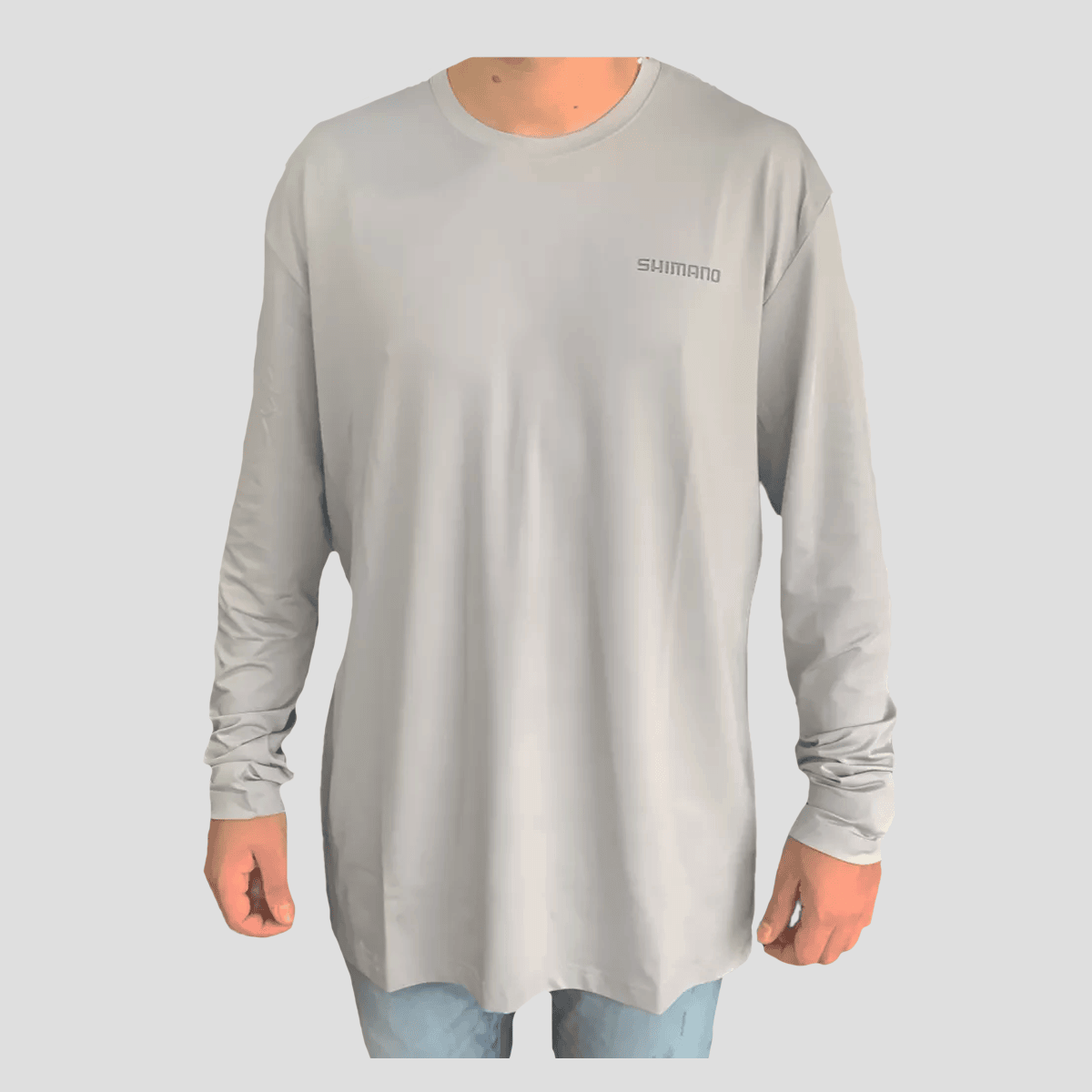 Playera Shimano Tech Tee - Light Grey
